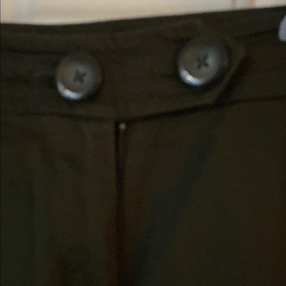 Pantology Brown-black Cuffed Cropped Pants - Picture 3 of 7